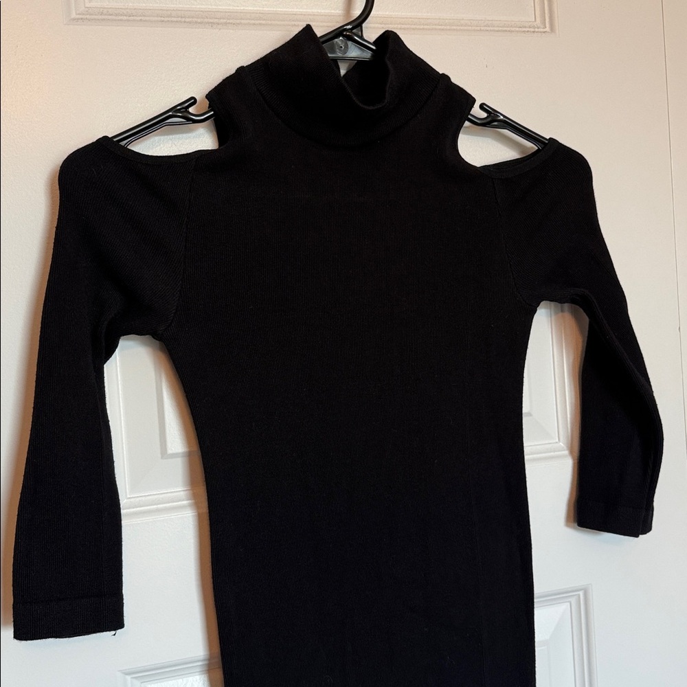 Bebe cold shoulder bodycon dress Sz Small - Picture 1 of 8